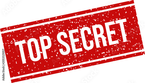 Top secret red stamp