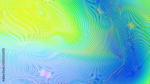 Vibrant holographic fluid waves with colorful pearlescent distortion effects for modern digital content and design.