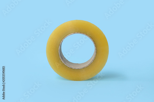 Clear packaging tape roll o...