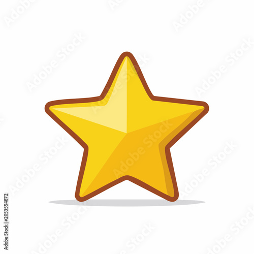 Golden Star Icon