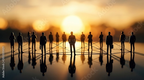 Allied businesses working jointly in a network to reach new markets and create mutual growth.