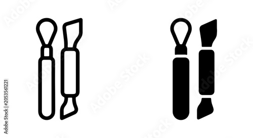 Fotografie Nail Art Tools Set, Manicure Cuticle Pushers, Pedicure Implements, Beauty Salon