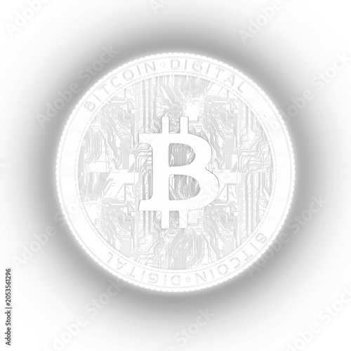 Moneta Bitcoin stilizzata illuminata su circuito digitale scuro, simbolo di criptovalute, blockchain, sicurezza informatica e finanza tecnologica. Ideale per temi fintech e innovazione.