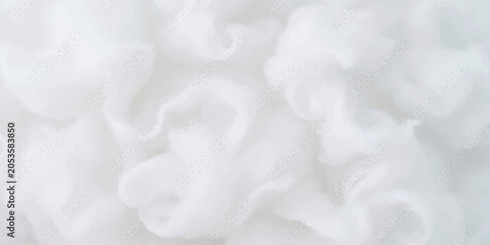 Naklejka premium Soft and fluffy white polyester fiberfill texture, perfect for crafting, pillow stuffing, and upholstery projects.