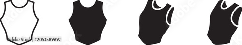 Photos Body Vest Breastplate Armor Flat Vector Icon for Protection and Medieval Equipment