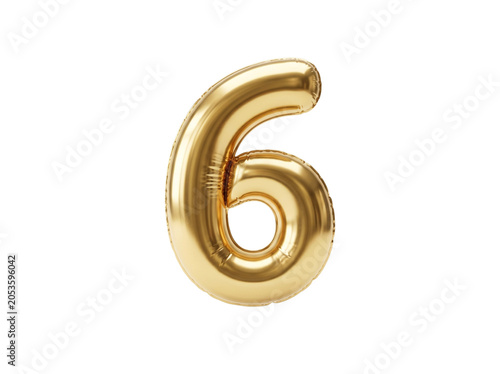 Golden Balloon Number 6