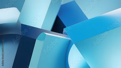 Abstract 3d rendering of a modern geometric background. Minimalistic design for poster, cover, branding, banner, placard.  abstract blue background with squares.