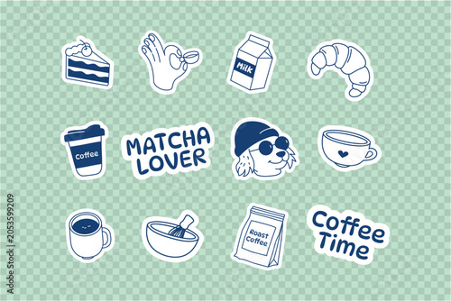Coffee Shop Sticker Pack