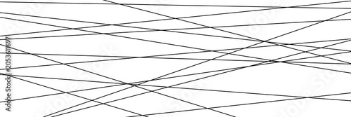 Valokuva Chaotic arrangement of straight geometric lines