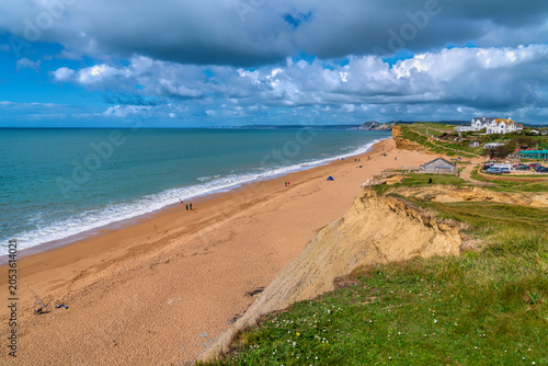 Obraz na plátně Burton Bradstock Jurassic Coast Dorset UK