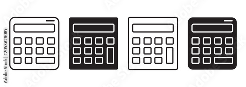 Fotografija Calculator icon logo design