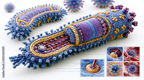 Microscopic View of Rabies ...