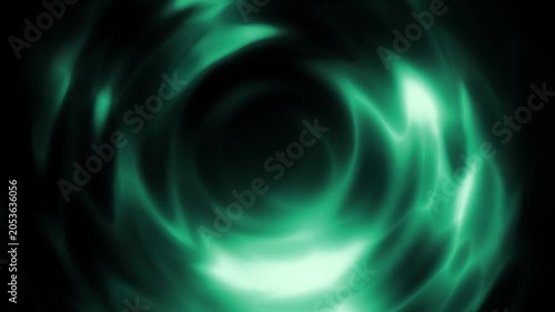 Green digital energy vortex background illustration abstract