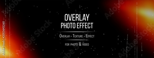 Photos Leak film photo and effect camera background with filter flare overlay