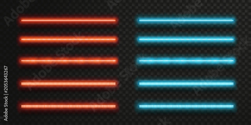 Photos Light neon LED line tube with glowing strip bar and fluorescent lamp stick