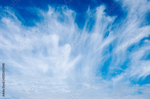 blue sky background with white clouds