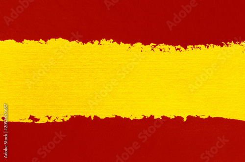 Spain flag waving in the wind
