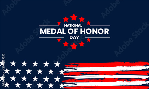 Obraz na plátne United States Medal of Honor Day – Courage Above All