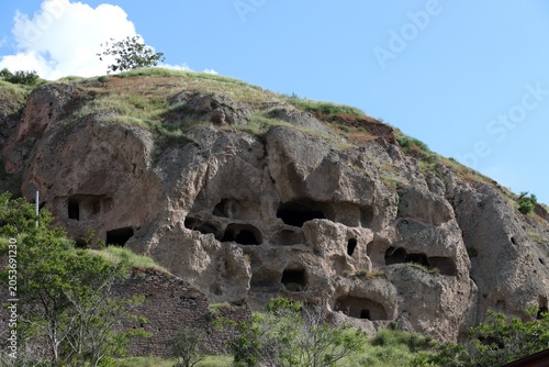 Canvas-taulu The Sille rock churches and shelters are located in Konya