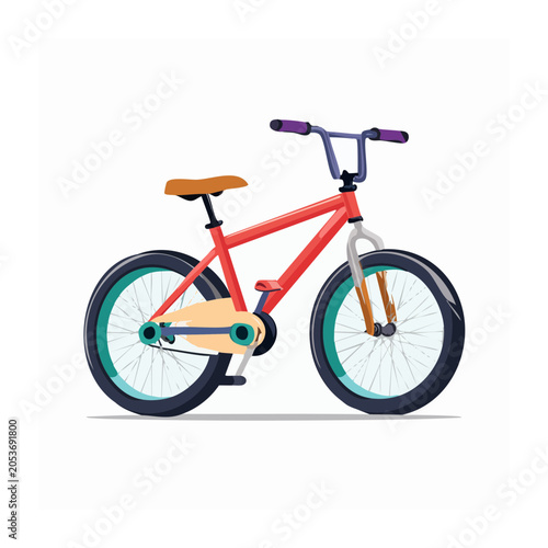 Cartoon bicycle illustration