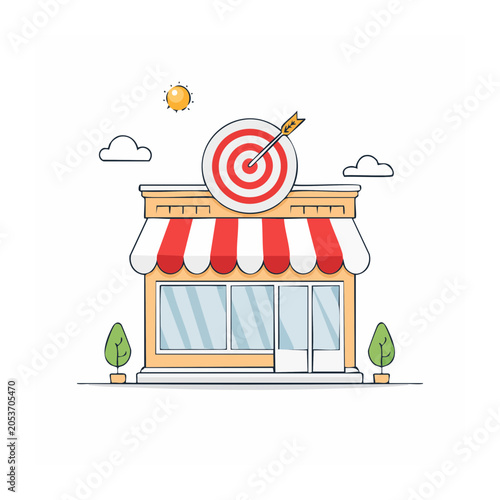 Shop with Target Illustration