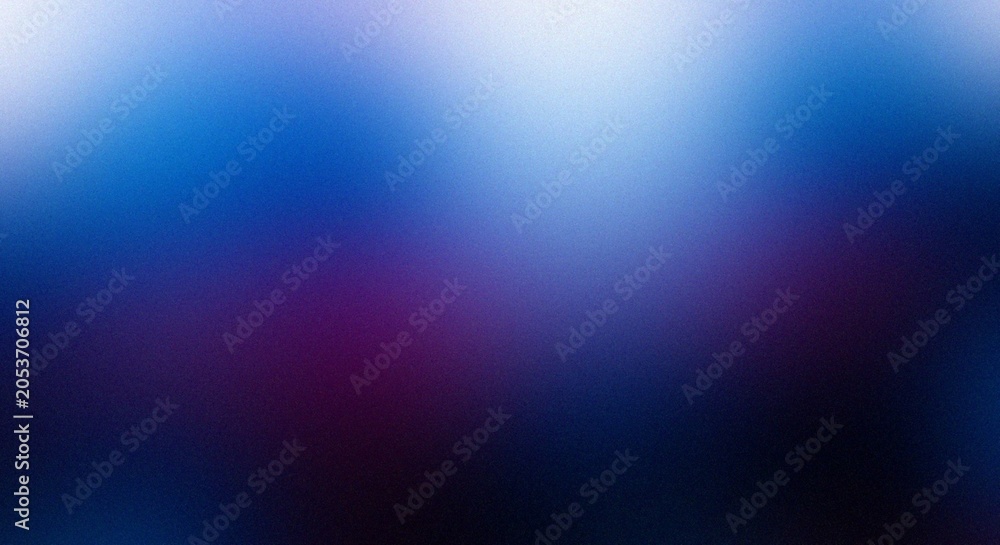 Fototapeta premium Soft blue and purple gradient background with light flare effect Grainy Noise Texture Design for Retro Poster Header and Web Backdrop