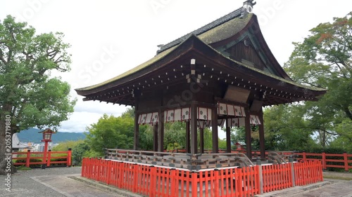 京都 建勲神社の拝殿