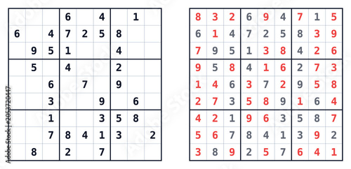 Holiday sudoku puzzle activity