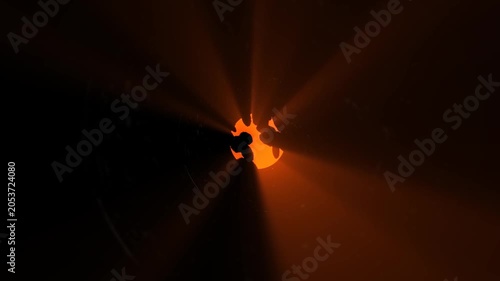 The Kuiper Belt. 3d animation