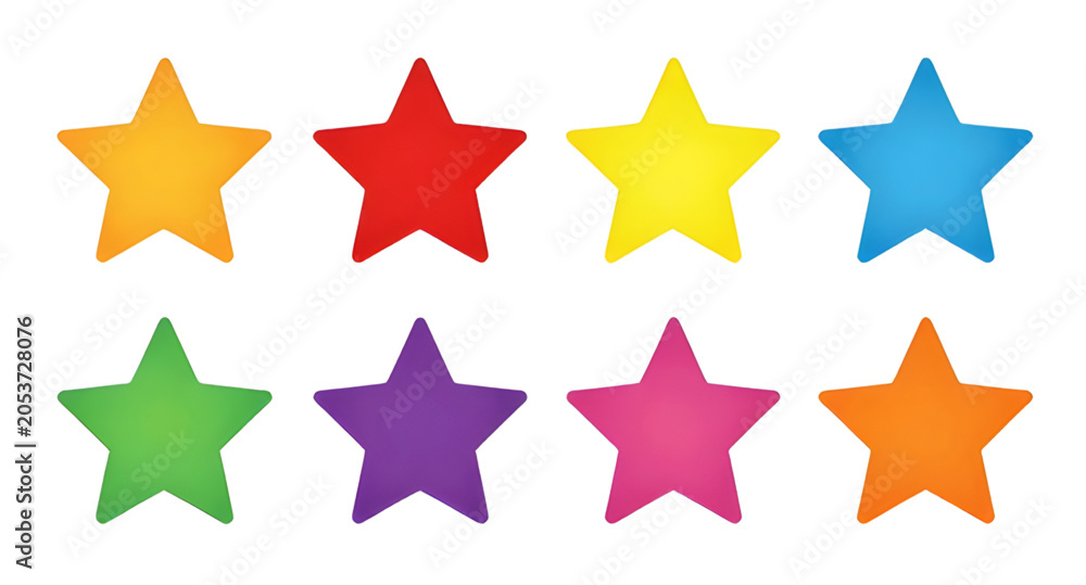 Obraz premium cartoon star, star icon, cute star, cartoon star icon, colorful star, shining star, sparkle icon, star illustration, magic star, happy star, kawaii star, celestial icon, decorative star, bright star, 