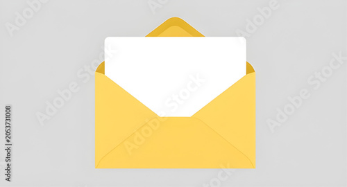 Foto yellowenvelope, openenvelopeillustration, envelopewithcard, envelope, mail, lett