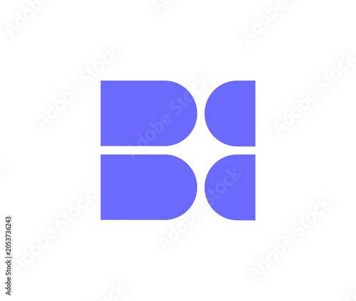 Abstract B Letter Spark Logo Design