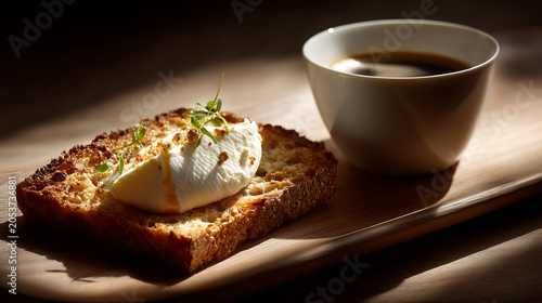 Breakfast, The crispness of cottage cheese toast