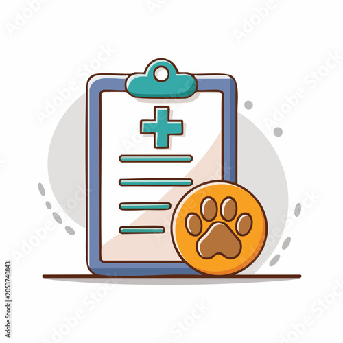 Veterinary Medical Record Icon