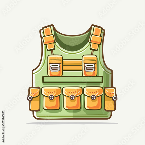 Tactical Vest Illustration