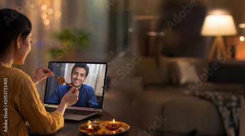 Raksha Bandhan festival celebrated virtually via video call bonding siblings across distance