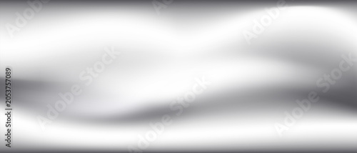 Fotografija Silver metal surface with mirror-like reflections and chrome gradient