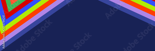 Minimalist sports banner featuring vibrant colorful ribbons on an abstract background. Dynamic effect template for football matches, international sports forums, and global championship events