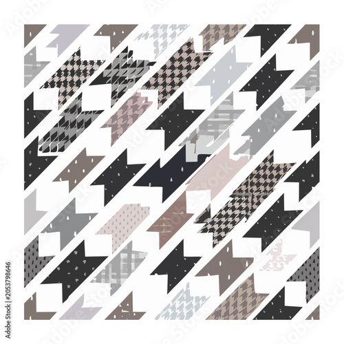 Houndstooth Pattern Background