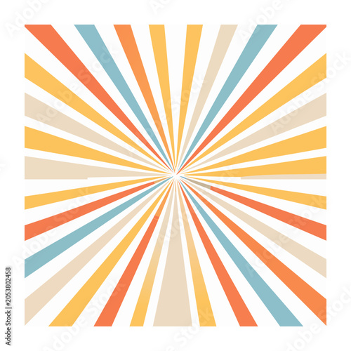 Retro Burst Design Graphic