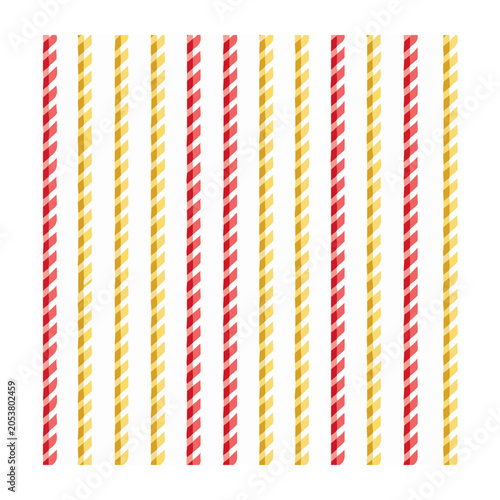 Red and Yellow Striped Pattern