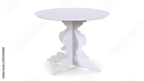 Tableau sur toile Table Romeo 3D Rendering