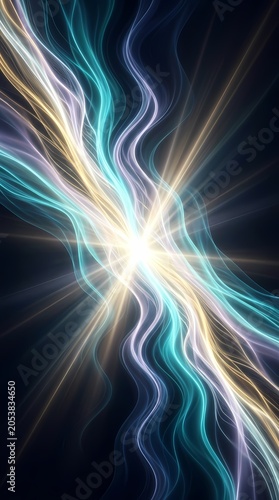 Abstract Energy Wave Explosion