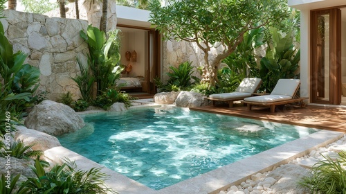 Crystal clear water glows under dappled sunlight