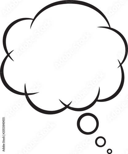Thought bubble with question mark icon Vector