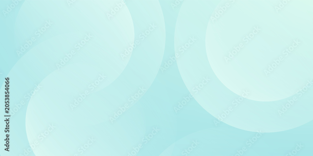 Obraz premium Minimalist banner background. Green and blue gradations.Circle geometric background. Simple design. Vector. EPS 10