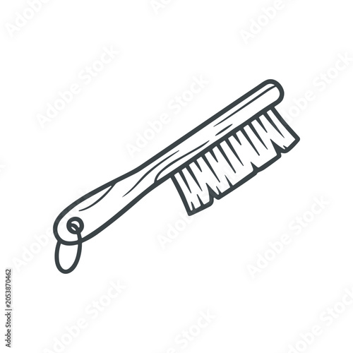 Photos Detailed illustration of a toothbrush.