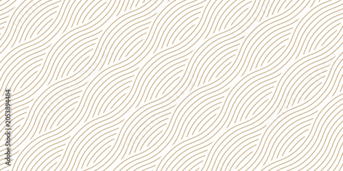 Yellow instant noodle, pasta and spaghetti texture with geometric wavy lines. Ramen, pasta vector pattern. Background abstract food illustration
