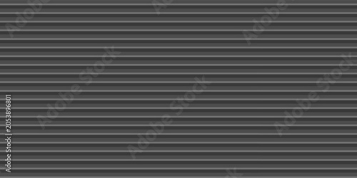 black sheet corrugated horizontal for roof, sheet grooved zinc board for background, galvanized iron for fences, walls, roofs, industrial cargo background