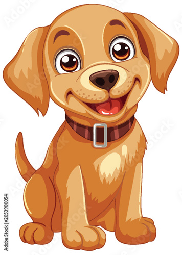 cartoon dog with bone